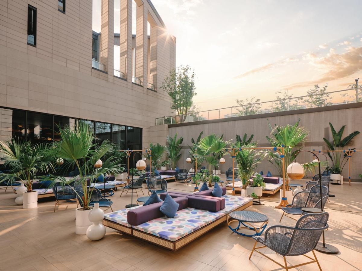 Hotel Indigo Hangzhou Uptown,Close To Westlake , Boutique Design Hotel With Freeflow Minibar المظهر الخارجي الصورة