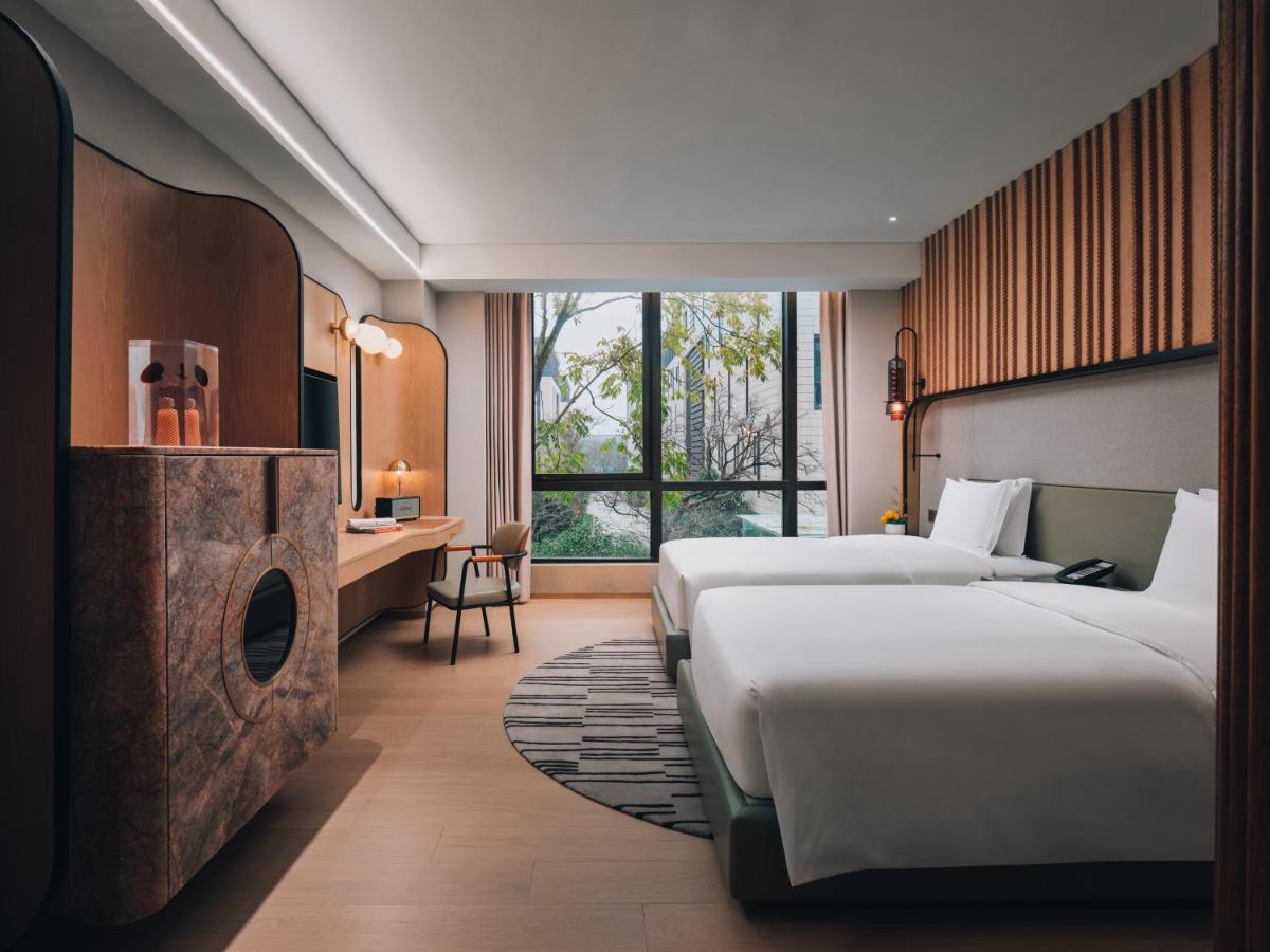 Hotel Indigo Hangzhou Uptown,Close To Westlake , Boutique Design Hotel With Freeflow Minibar المظهر الخارجي الصورة